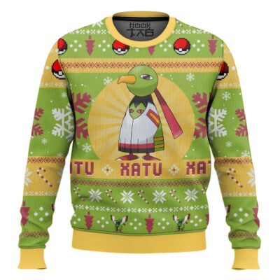 Pokemon Gen 2 Xatu Ugly Christmas Sweater