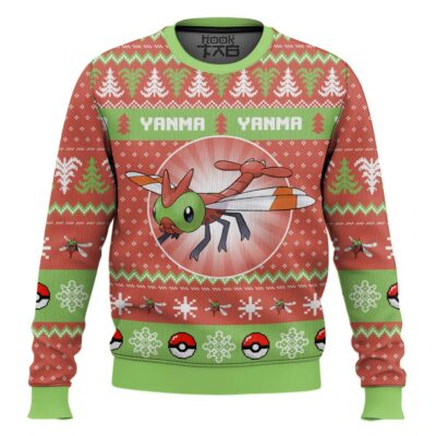 Pokemon Gen 2 Yanma Ugly Christmas Sweater