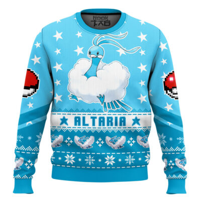 Pokemon Gen 3 Altaria Ugly Christmas Sweater