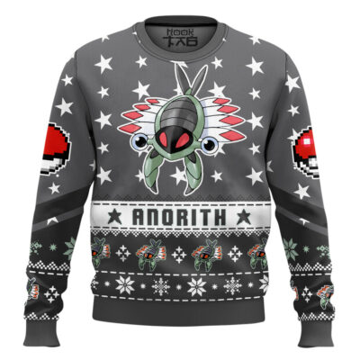 Pokemon Gen 3 Anorith Ugly Christmas Sweater