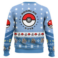 Hooktab Pokemon Gen 3 Armaldo Ugly Christmas Sweater
