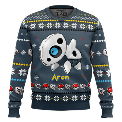 Pokemon Gen 3 Aron Ugly Christmas Sweater