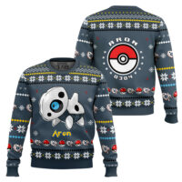 Hooktab Pokemon Gen 3 Aron Ugly Christmas Sweater