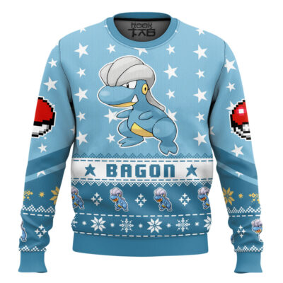 Pokemon Gen 3 Bagon Ugly Christmas Sweater