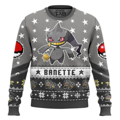 Pokemon Gen 3 Banette Ugly Christmas Sweater