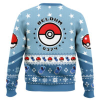 Hooktab Pokemon Gen 3 Beldum Ugly Christmas Sweater