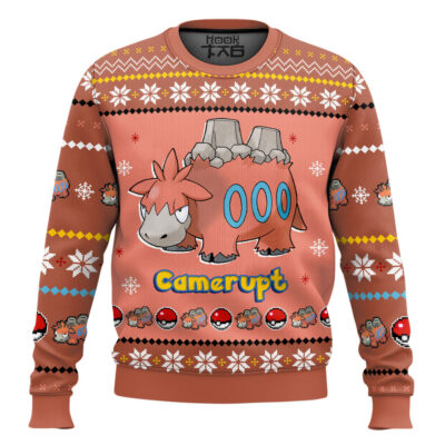 Pokemon Gen 3 Camerupt Ugly Christmas Sweater
