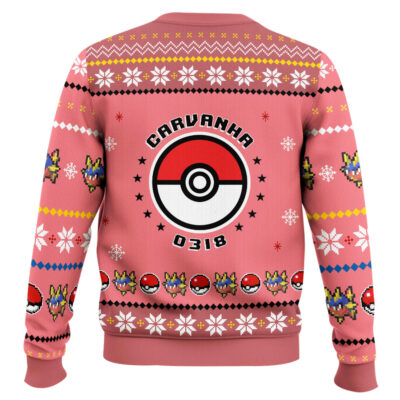 Hooktab Pokemon Gen 3 Carvanha Ugly Christmas Sweater