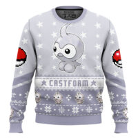Hooktab Pokemon Gen 3 Castform Ugly Christmas Sweater