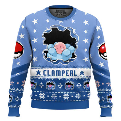 Pokemon Gen 3 Clamperl Ugly Christmas Sweater