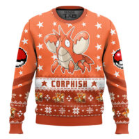 Hooktab Pokemon Gen 3 Corphish Ugly Christmas Sweater