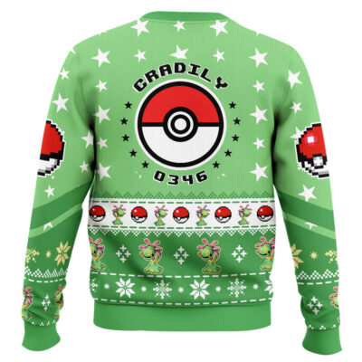 Hooktab Pokemon Gen 3 Cradily Ugly Christmas Sweater