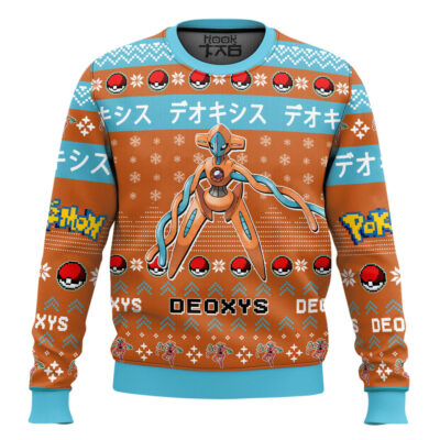 Pokemon Gen 3 Deoxys Ugly Christmas Sweater