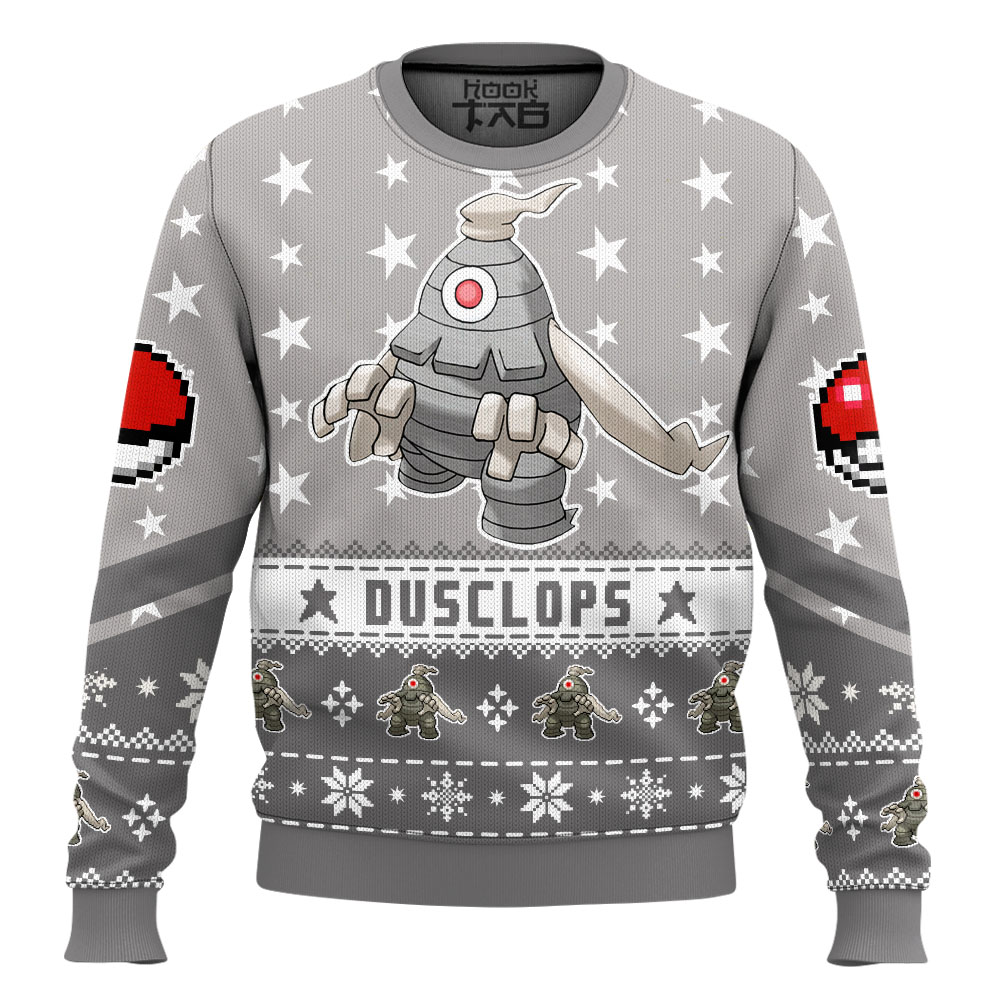 Hooktab Pokemon Gen 3 Dusclops Ugly Christmas Sweater Hooktab Pokemon Gen 3 Dusclops Ugly Christmas Sweater