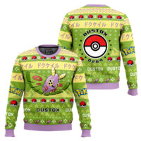 Hooktab Pokemon Gen 3 Dustox Ugly Christmas Sweater