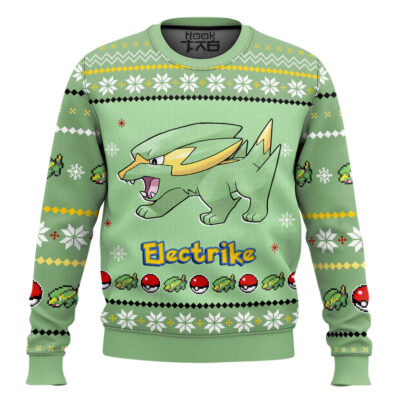 Pokemon Gen 3 Electrike Ugly Christmas Sweater