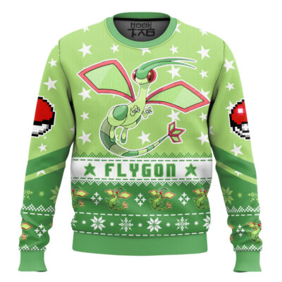 Pokemon Gen 3 Flygon Ugly Christmas Sweater