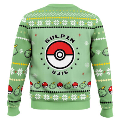 Hooktab Pokemon Gen 3 Gulpin Ugly Christmas Sweater