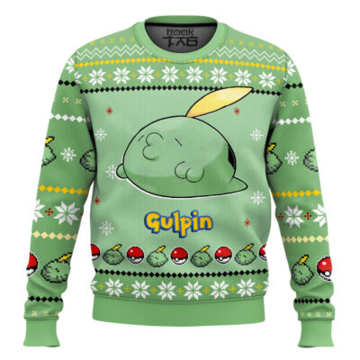 Pokemon Gen 3 Gulpin Ugly Christmas Sweater