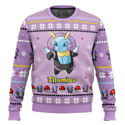 Pokemon Gen 3 Illumise Ugly Christmas Sweater