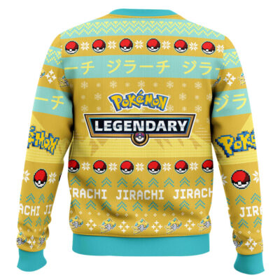 Hooktab Pokemon Gen 3 Jirachi Ugly Christmas Sweater
