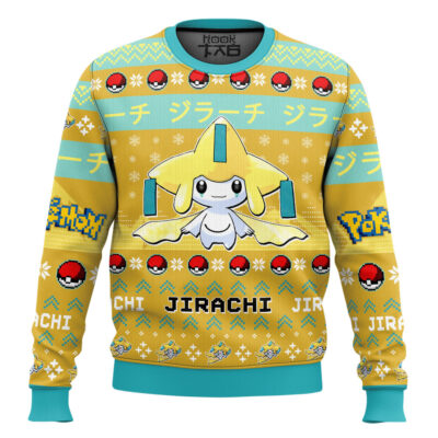 Pokemon Gen 3 Jirachi Ugly Christmas Sweater