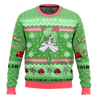 Pokemon Gen 3 Kirlia Ugly Christmas Sweater