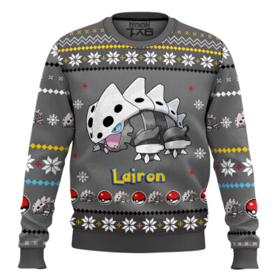 Pokemon Gen 3 Lairon Ugly Christmas Sweater