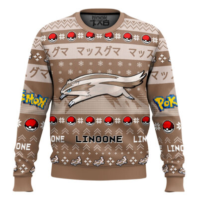 Pokemon Gen 3 Linoone Ugly Christmas Sweater