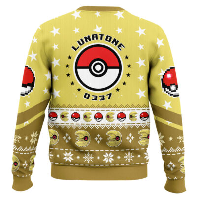 Hooktab Pokemon Gen 3 Lunatone Ugly Christmas Sweater
