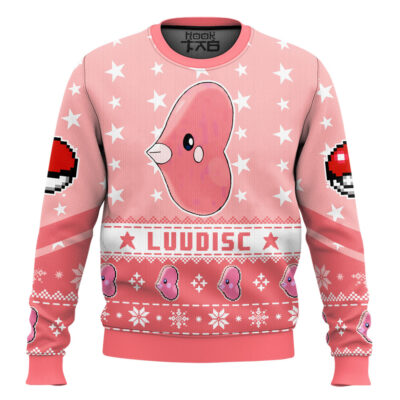 Pokemon Gen 3 Luvdisc Ugly Christmas Sweater