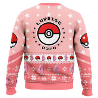 Hooktab Pokemon Gen 3 Luvdisc Ugly Christmas Sweater