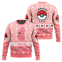 Hooktab Pokemon Gen 3 Luvdisc Ugly Christmas Sweater
