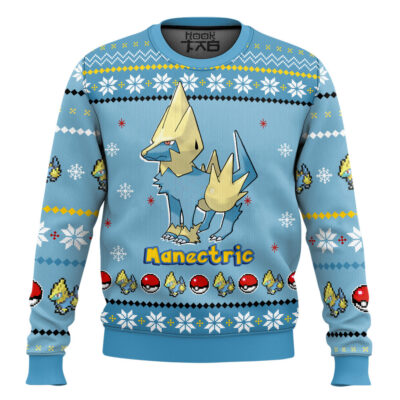 Pokemon Gen 3 Manectric Ugly Christmas Sweater