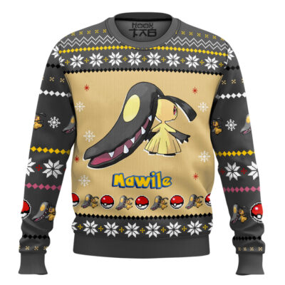 Pokemon Gen 3 Mawile Ugly Christmas Sweater