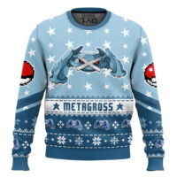 Hooktab Pokemon Gen 3 Metagross Ugly Christmas Sweater