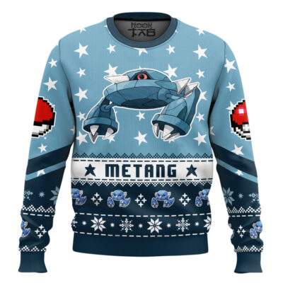 Pokemon Gen 3 Metang Ugly Christmas Sweater
