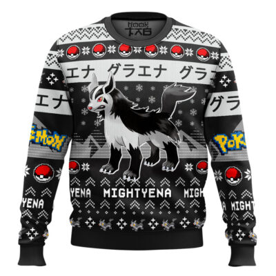 Pokemon Gen 3 Mightyena Ugly Christmas Sweater