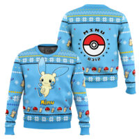 Hooktab Pokemon Gen 3 Minun Ugly Christmas Sweater