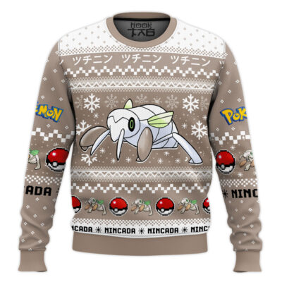 Pokemon Gen 3 Nincada Ugly Christmas Sweater