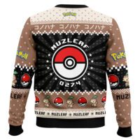 Hooktab Pokemon Gen 3 Nuzleaf Ugly Christmas Sweater