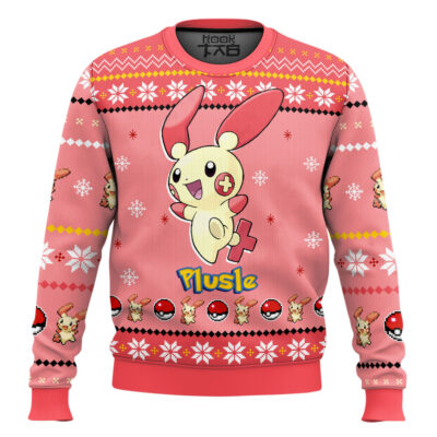 Pokemon Gen 3 Plusle Ugly Christmas Sweater