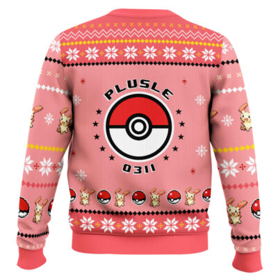 Hooktab Pokemon Gen 3 Plusle Ugly Christmas Sweater