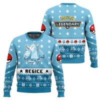 Hooktab Pokemon Gen 3 Regice Ugly Christmas Sweater