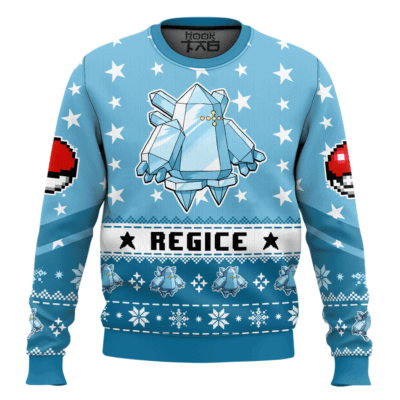 Pokemon Gen 3 Regice Ugly Christmas Sweater