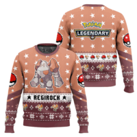 Hooktab Pokemon Gen 3 Regirock Ugly Christmas Sweater