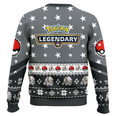 Hooktab Pokemon Gen 3 Registeel Ugly Christmas Sweater