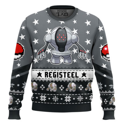 Pokemon Gen 3 Registeel Ugly Christmas Sweater