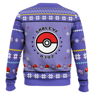 Hooktab Pokemon Gen 3 Sableye Ugly Christmas Sweater