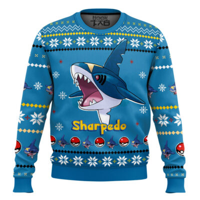 Pokemon Gen 3 Sharpedo Ugly Christmas Sweater